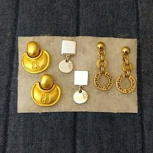 3 pairs GIVENCHY earrings Bundle